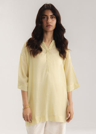 Oversized Long Sheer Shirt- WS26-35
