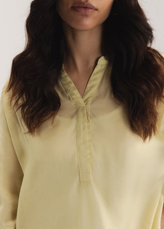 Oversized Long Sheer Shirt- WS26-35