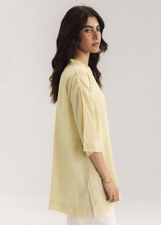 Oversized Long Sheer Shirt- WS26-35