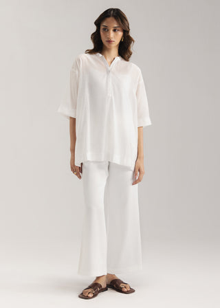 Oversized Long Sheer Shirt- WS26-23