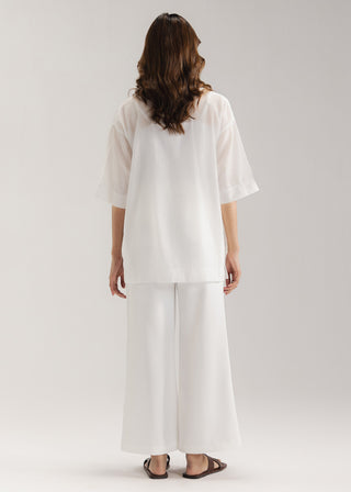 Oversized Long Sheer Shirt- WS26-23