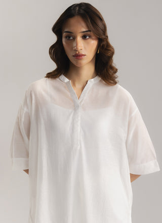 Oversized Long Sheer Shirt- WS26-23