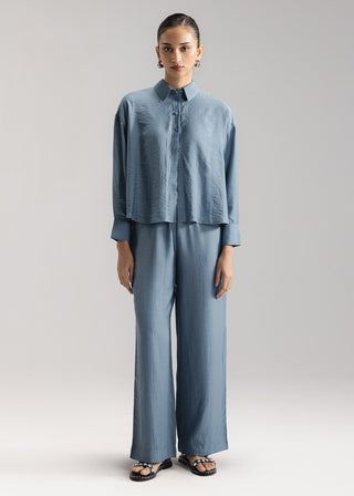 Wide Leg Crinkle Trouser- WS26-62