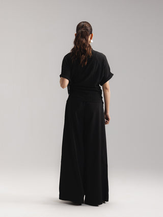 Loose Tie-Front Shirt- WS26-155