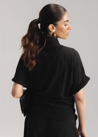 Loose Tie-Front Shirt- WS26-155