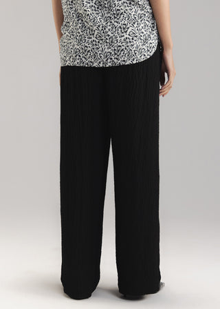 Wide Leg Crinkle Trouser- WS26-154