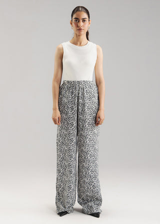 Printed Wide Leg Trouser- WS26-49