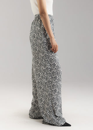 Printed Wide Leg Trouser- WS26-49