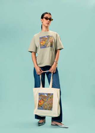 Tote Bag – Echoes of the Indus by Saniah Umer – WS25-242 for Women – Art Board 01 Collection | KOA | Shop Online
