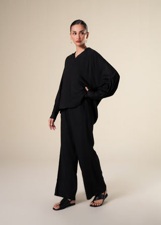 Wide-leg Drawstring Pants