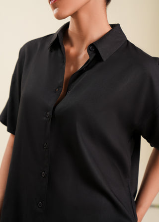 Loose Fit Button Up Shirt
