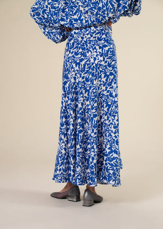 Floral Printed A-line Skirt