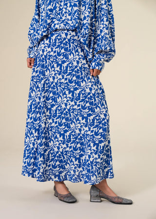Floral Printed A-line Skirt
