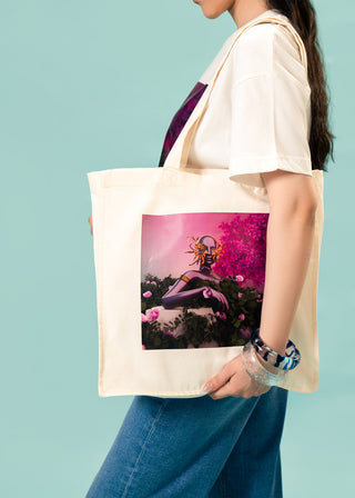 Tote Bag – Eden Reborn by Riza Qureshi – WS25-239 for Women – Art Board 01 Collection | KOA | Shop Online