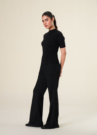 Turtle neck Ribbed Shirt