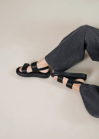 Padded strap flatform Sandals