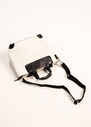 SMALL BLACK & WHITE TOTE BAG