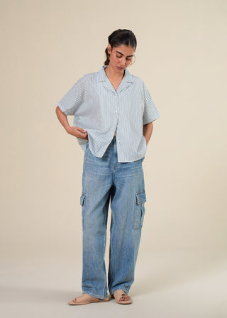 Wide legged jeans