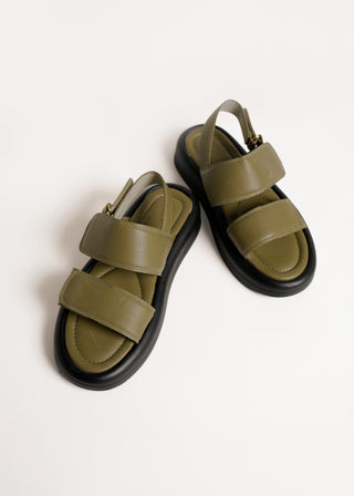 Padded strap flatform Sandals