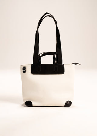 SMALL BLACK & WHITE TOTE BAG