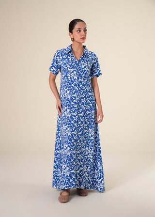 Floral Printed A-line Dress