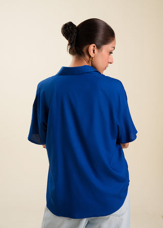 Loose Fit Button Up Shirt