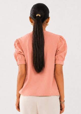 V-Neck Button Down- WS26-281