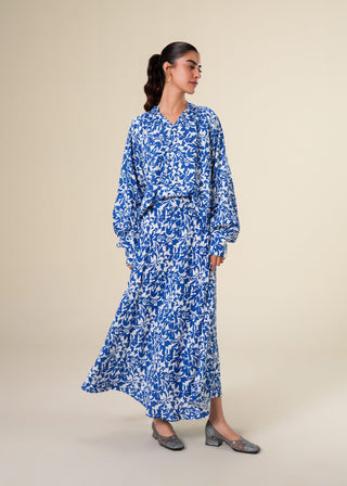 Printed Shirt with Cuffed sleeves