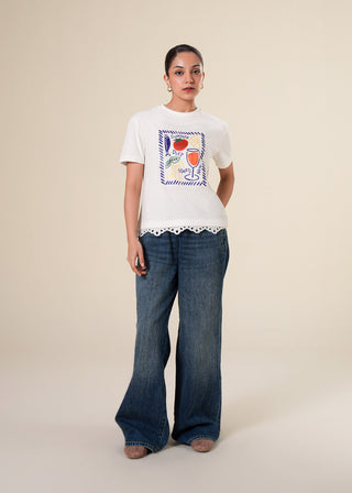 T-shirt with digital print