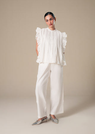 Wide-leg Drawstring Pants