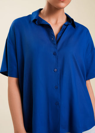 Loose Fit Button Up Shirt