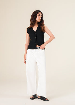 Knitted waistcoat