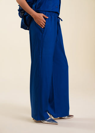 Wide-leg Drawstring Pants