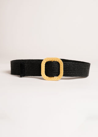 Woven buckle belt strap