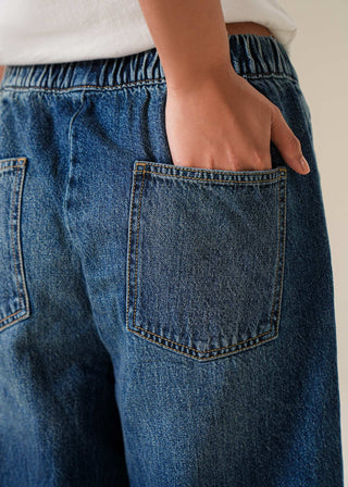 Straight legged jeans