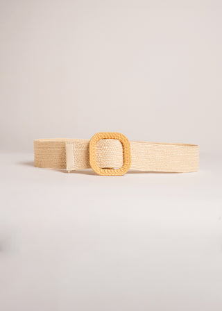 Woven buckle belt strap