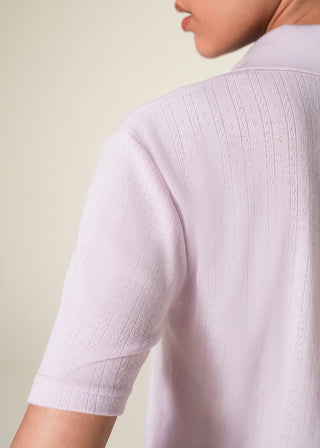 Knit textured Polo Shirt
