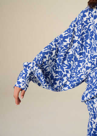 Printed Shirt with Cuffed sleeves