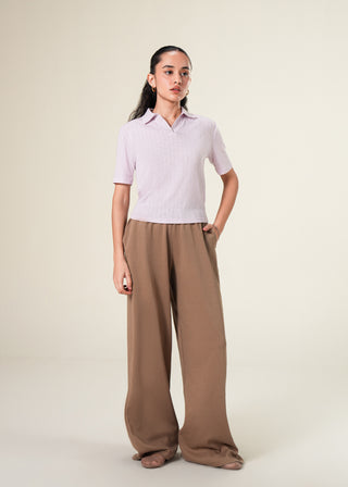 Knit textured Polo Shirt