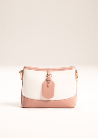 Contrasting shoulder bag