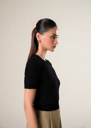 Half Sleeve Knit sweater