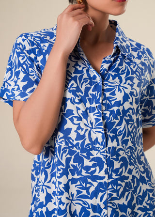 Floral Printed A-line Dress