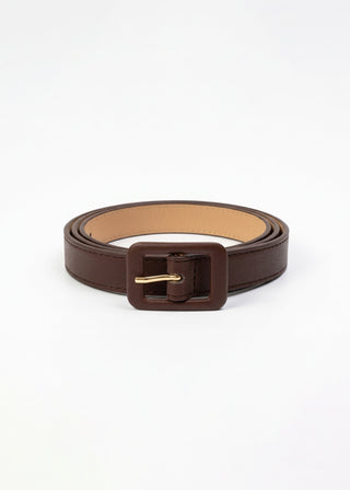 Rectangular, Coated Buckle Belt- WS26-301