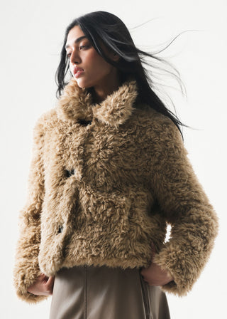 Faux Fur Jacket  - WS26-458