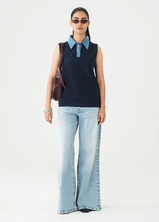 Flared Leg Jeans- WS26-412
