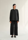 Ruffled Sleeve Shirt- WS25-186