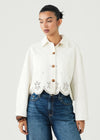 Schiffli Denim Jacket- WS26-20