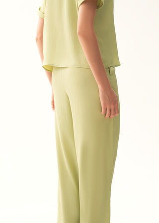 Textured Wide-leg Trouser