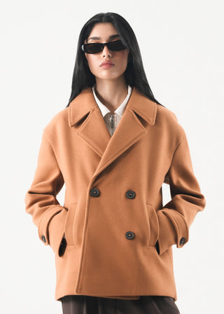 Double Breasted Short Coat -WS26-542