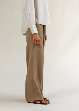 Tailored Wide-leg Trousers